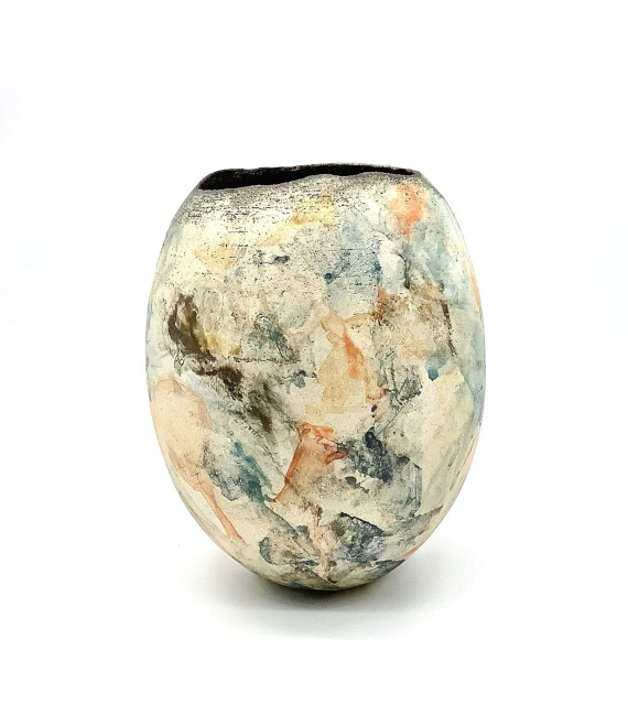 Création de vaisselle sur-mesure - Elsa Dinerstein - Les picturales - vase
