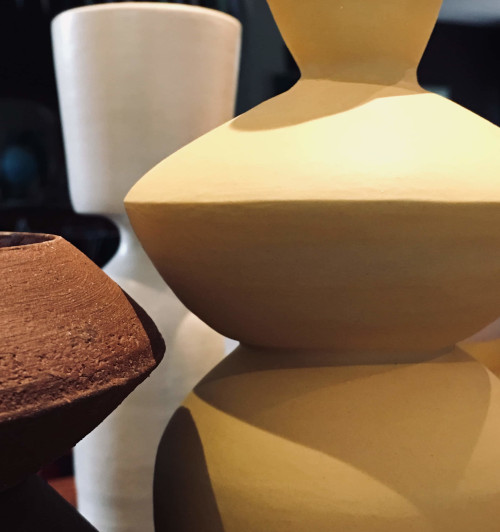 Sur-mesure pour hotel - restaurants - décoration - Elsa Dinerstein - vases
